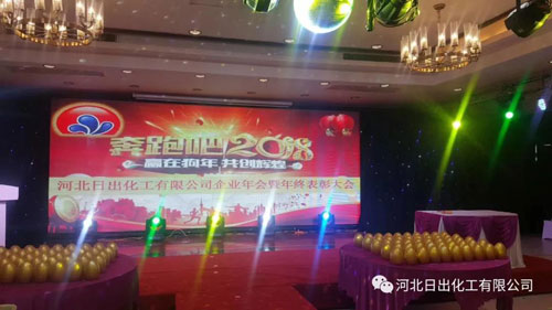 河北日出化工有限公司2018年元旦晚會(huì )